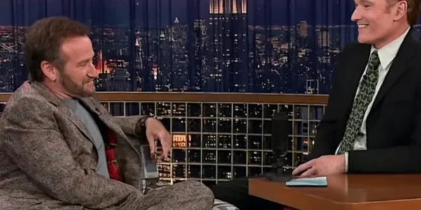 Robin Williams ofereceu apoio a Conan O’Brien após sua saída do *The Tonight Show*